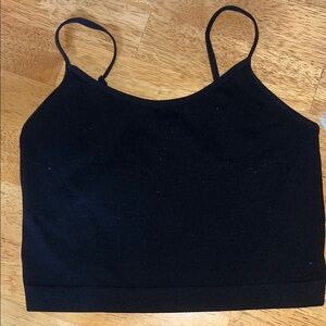 Wild Fable Black crop tank